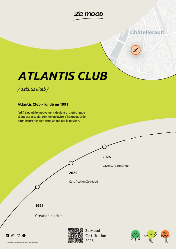 affiche a2 atlantis club