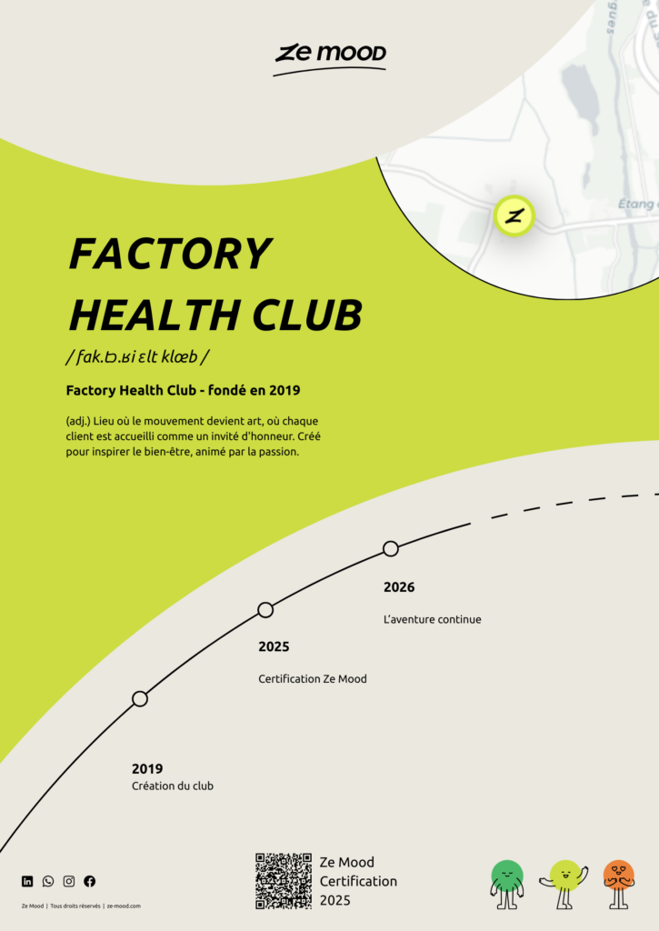 affiche a2 factory health club