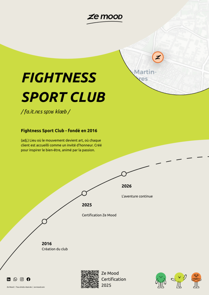 affiche a2 fightness sport club